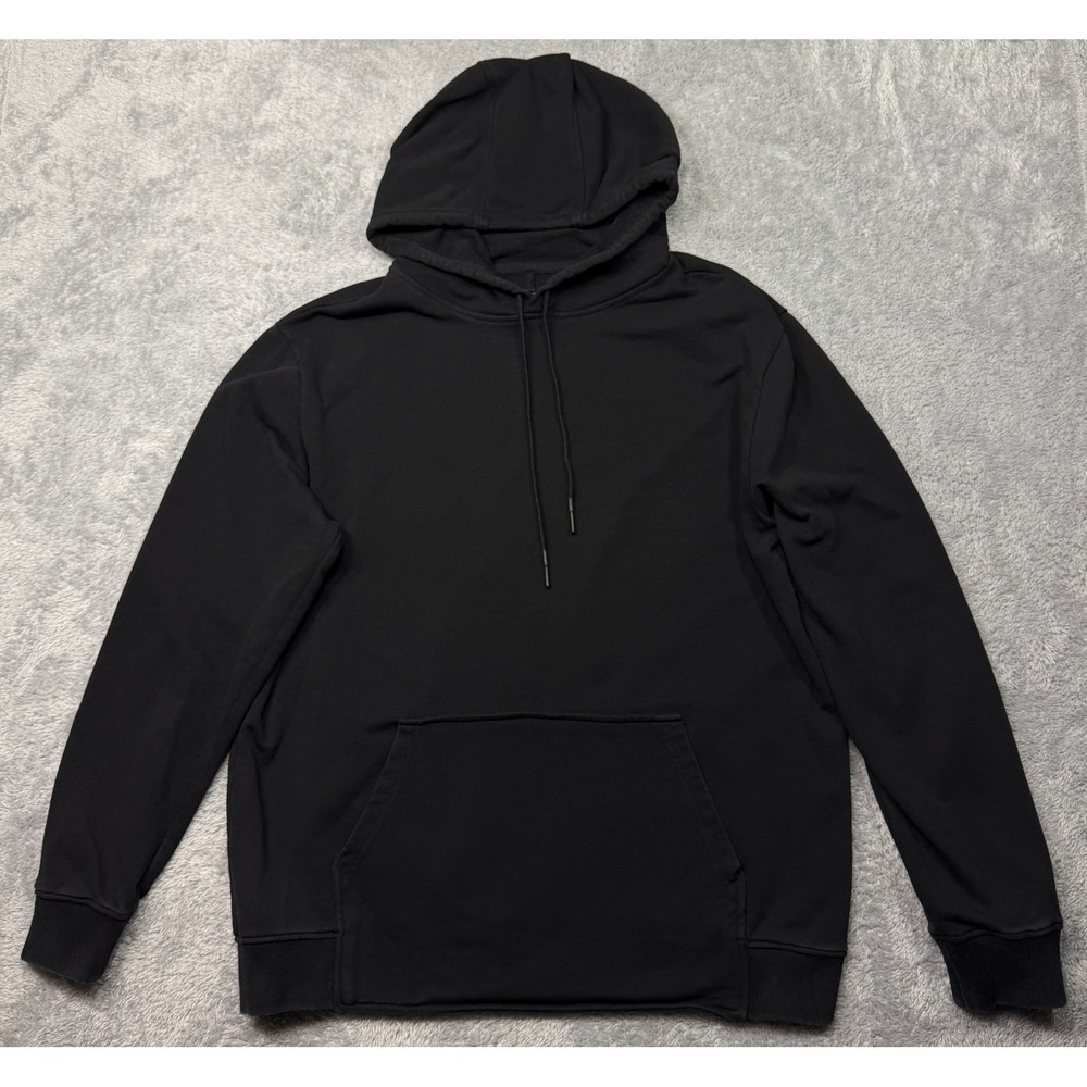 BYLT Core Hoodie Mens XL Black Heavyweight Sweatshirt Cotton Kangaroo Pocket Gym